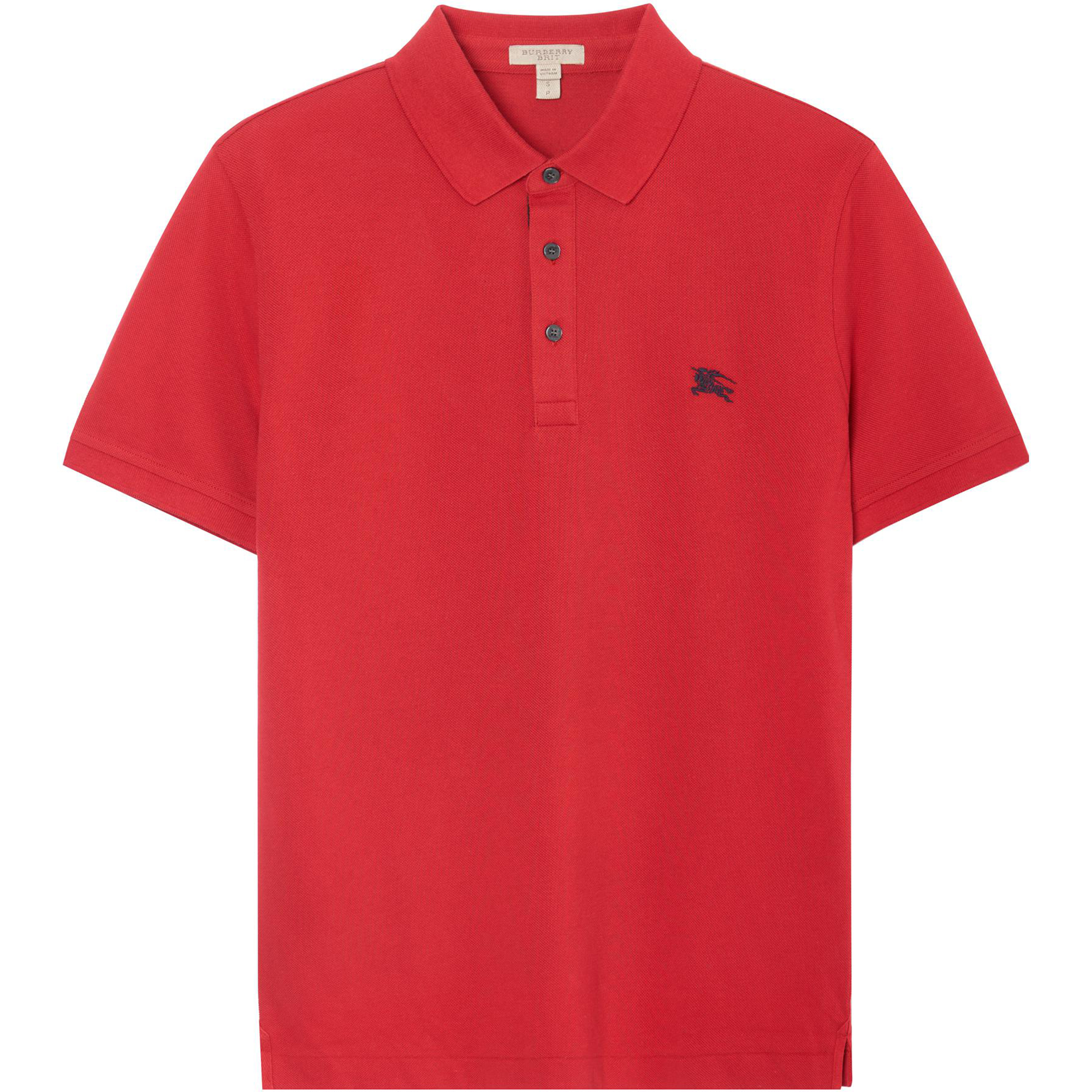 Burberry Red Logo Casual Polo Shirt 40551261