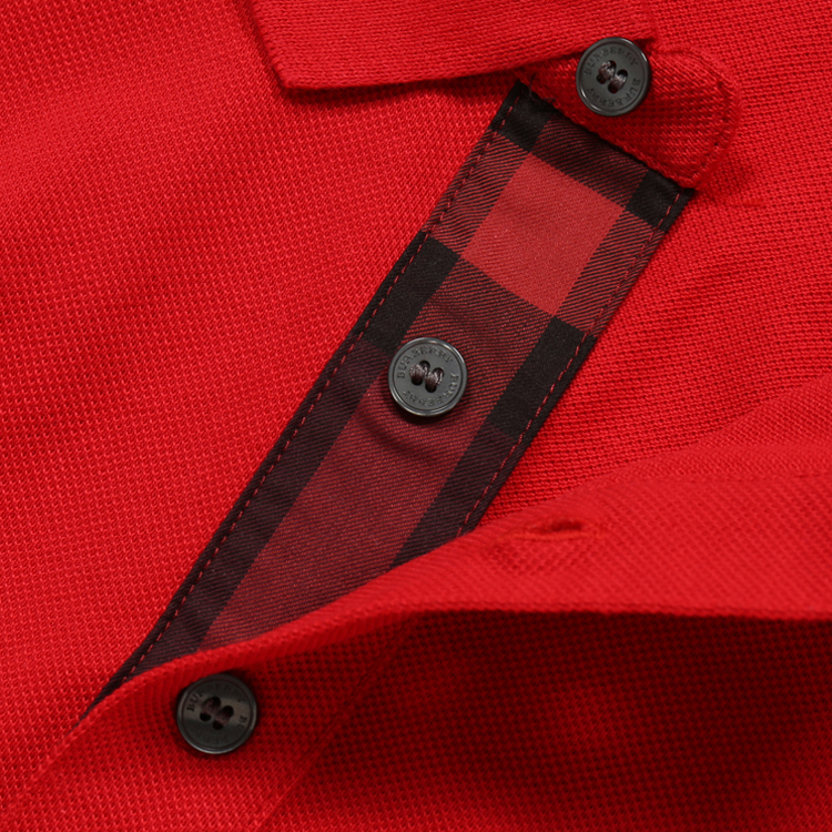 Sizing 버버리 레드 로고 캐주얼 폴로 셔츠 40551261