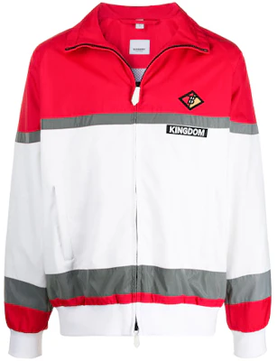 Burberry 紅色反光拼接男士拉鏈寬鬆外套 45590901 Buy Burberry 紅色反光拼接男士拉鏈寬鬆外套 45590901