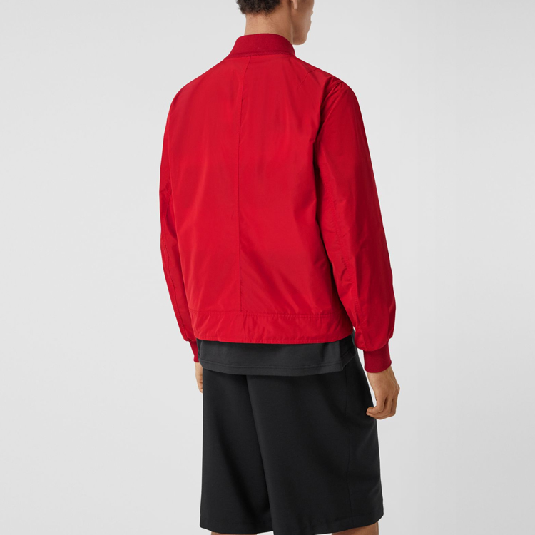 Burberry Red Solid Zip-Up Stand Collar Jacket 40561971 圖 4