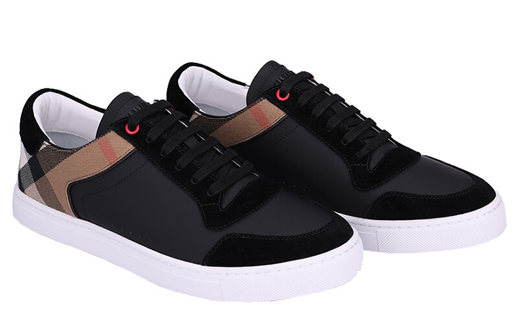 Burberry Reeth Sneaker Black Beige 圖 4