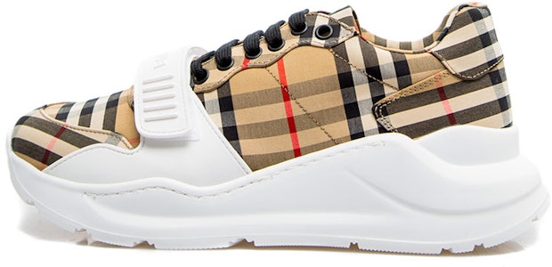 バーバリー Regis M ブラウンチェック柄ベルクロダッドスニーカー 8046826 Buy バーバリー Regis M ブラウンチェック柄ベルクロダッドスニーカー 8046826