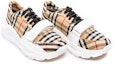 Lookbook Burberry Regis Lelaki 'Coklat Putih Kotak Velcro Kasut Ayah' 8046826