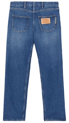 Burberry Relaxed Fit Reconstructed Indigo Jeans 80253761 Buy Burberry Relaxed Fit Reconstructed Indigo Jeans 80253761