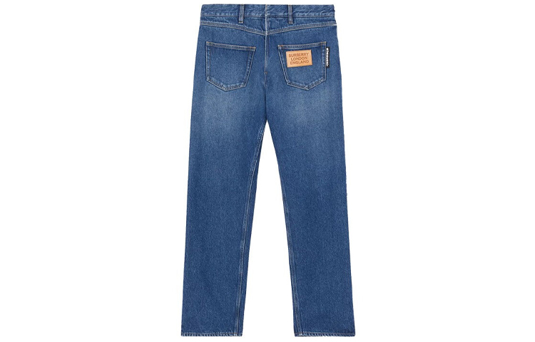 Order Burberry Relaxed Fit Reconstructed Indigo Jeans 80253761