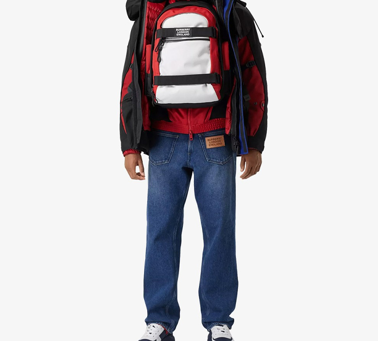 Sizing Burberry Relaxed Fit Reconstructed Indigo Jeans 80253761