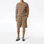 Details for Burberry Relaxed Fit Striped Tie-Waist Shorts Beige Brown 80233531