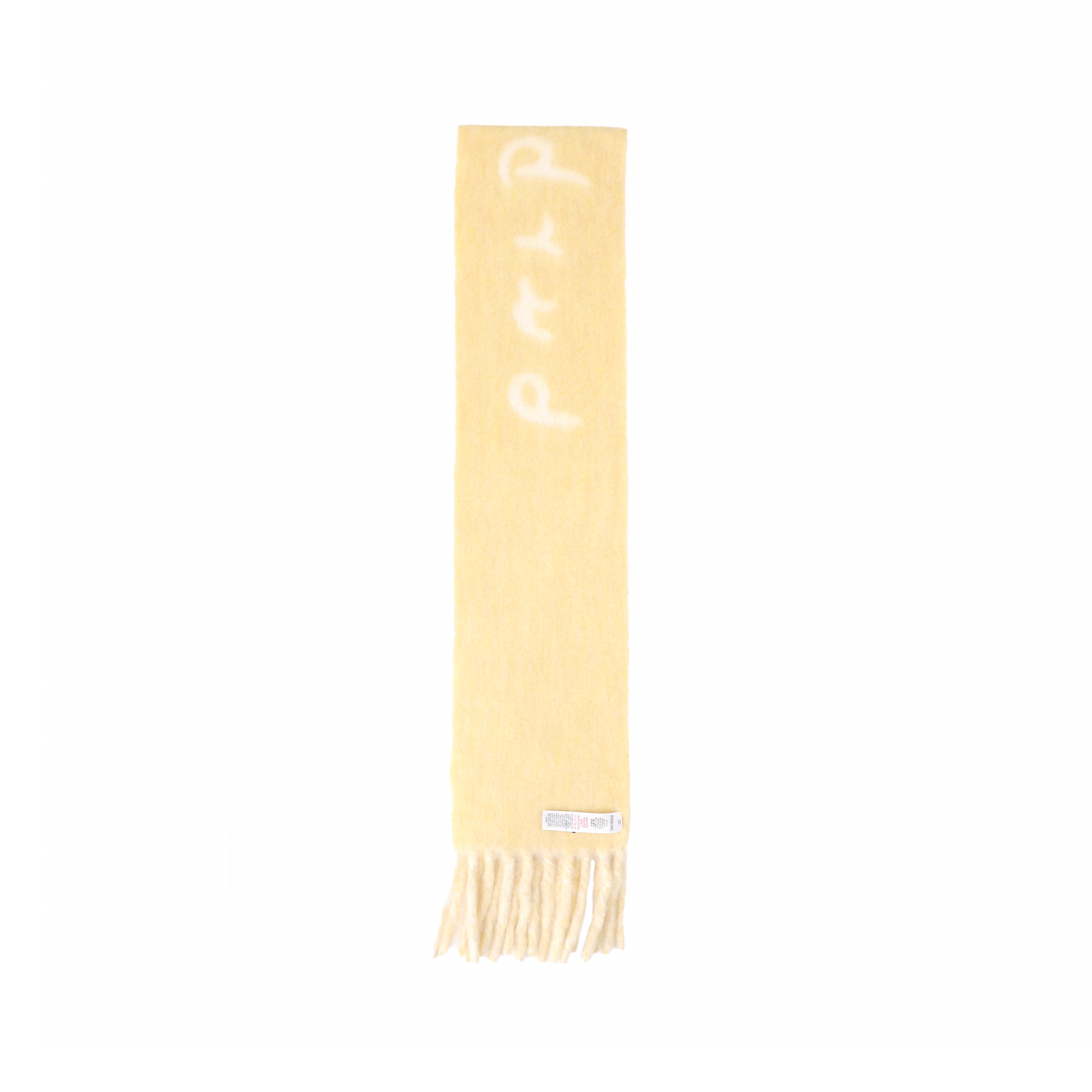 Burberry Reversible Alpaca Wool Scarf Unisex Yellow Couple Style. 80972111