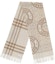 Order Burberry Reversible Cashmere Scarf White
