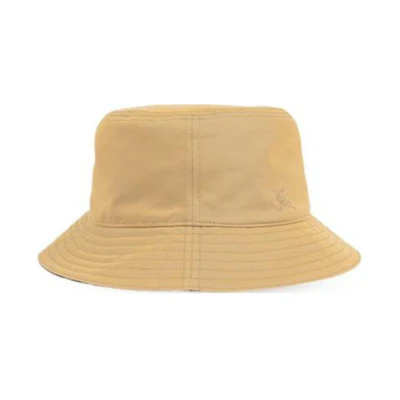 Burberry Reversible Check Cotton Bucket Hat Yellow - Fashion Accessory 8089514B9307SPELLED