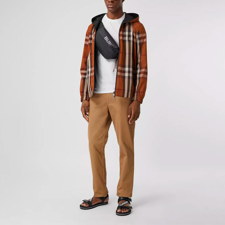 Burberry Reversible Check Hooded Jacket Deep Birch Brown 80369161 圖 6