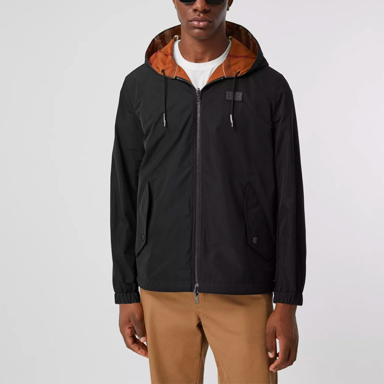 Burberry Reversible Check Hooded Jacket Deep Birch Brown 80369161 圖 7