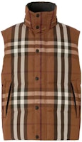 Burberry Reversible Check Nylon Down Jacket Brown 80585471 Burberry Reversible Check Nylon Down Jacket Brown 80585471