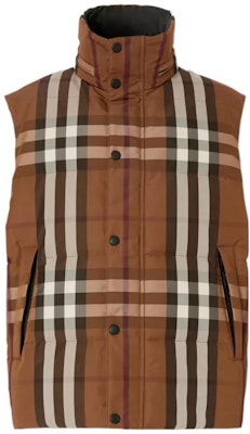 Burberry Reversible Check Nylon Down Jacket Brown 80585471 Order Burberry Reversible Check Nylon Down Jacket Brown 80585471