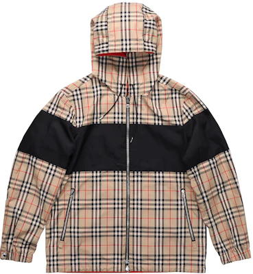 Burberry Reversible Classic Check Hooded Jacket in Archive Beige 80368941 Buy Burberry Reversible Classic Check Hooded Jacket in Archive Beige 80368941