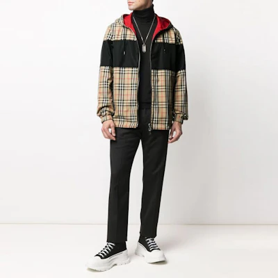 Burberry Reversible Classic Check Hooded Jacket in Archive Beige 80368941 Purchase Burberry Reversible Classic Check Hooded Jacket in Archive Beige 80368941