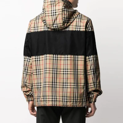 Burberry Reversible Classic Check Hooded Jacket in Archive Beige 80368941 Sizing Burberry Reversible Classic Check Hooded Jacket in Archive Beige 80368941