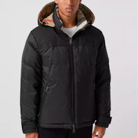 Purchase Burberry 男士可拆卸連帽雙面羽絨冬季外套 黑色 80331151