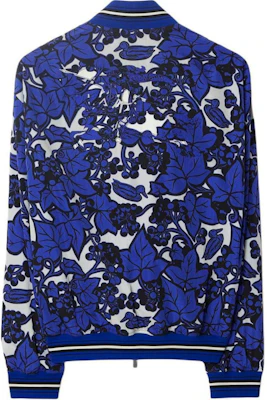 Burberry Reversible Floral Bomber Jacket in Knight Blue 80900091 Lookbook Burberry Reversible Floral Bomber Jacket in Knight Blue 80900091