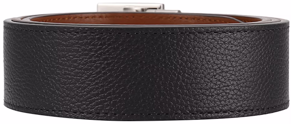 Burberry Sabuk Kulit Reversible Hitam/Coklat/Perak Lebar 3.5cm. 80432471 Lookbook Burberry Sabuk Kulit Reversible Hitam/Coklat/Perak Lebar 3.5cm. 80432471