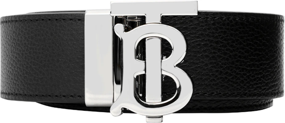 Burberry Sabuk Kulit Reversible Hitam/Coklat/Perak Lebar 3.5cm. 80432471 Details for Burberry Sabuk Kulit Reversible Hitam/Coklat/Perak Lebar 3.5cm. 80432471