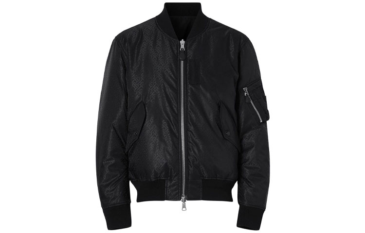 Burberry Reversible Logo Bomber Jacket Black 80192011