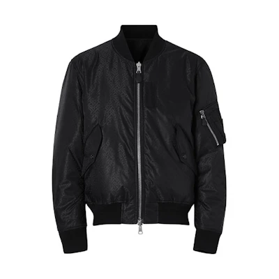 Burberry Reversible Logo Bomber Jacket Black 80192011