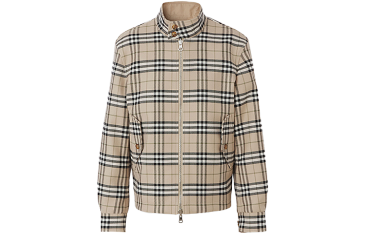 Burberry Reversible Logo Check Jacket in Soft Camel. 80413871 圖 2