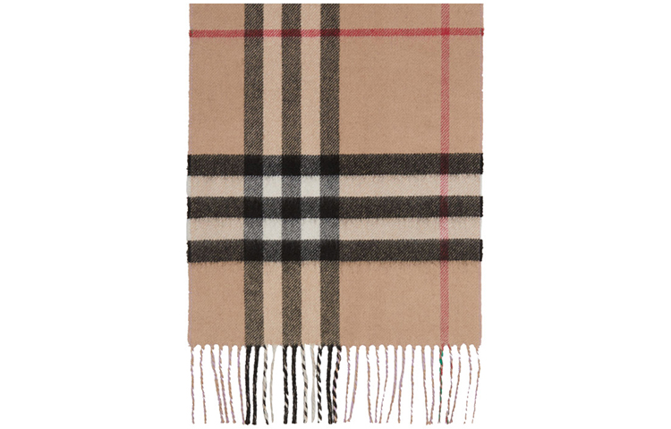 Burberry Reversible Long Check Scarf Purple 8007625 圖 4