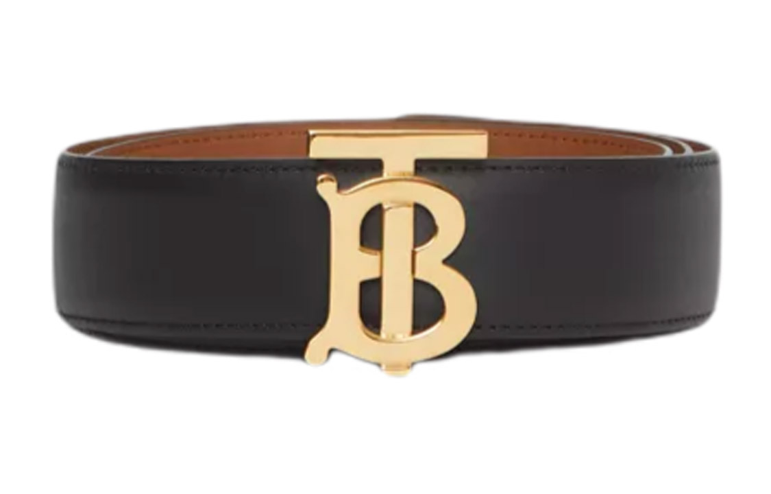 Burberry Reversible Monogram Buckle Belt Unisex Couple Style, 35cm Wide 80465381 圖 3