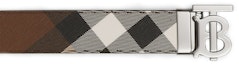 Order Burberry Reversible Monogram Motif Check Belt Dark Birch Brown