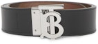 Lookbook Burberry Reversible Monogram Motif Check Belt Dark Birch Brown