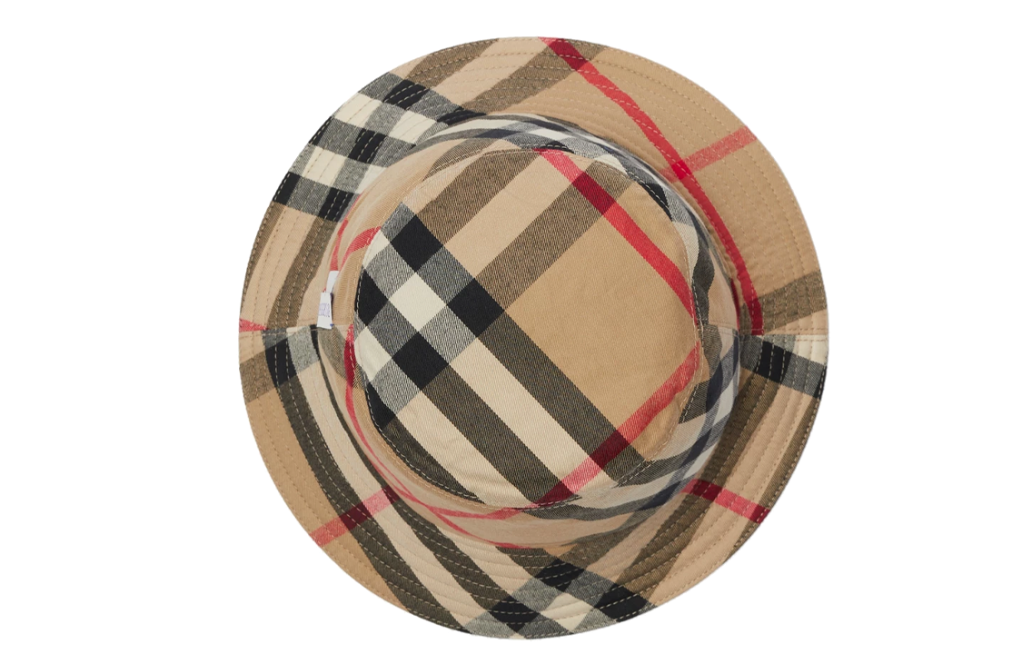 Shop Burberry Reversible Polyester Cotton Bucket Hat Black  Edition. 80835281