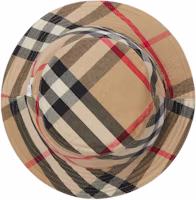 Shop Burberry 雙面聚酯棉漁夫帽 黑色版。 80835281