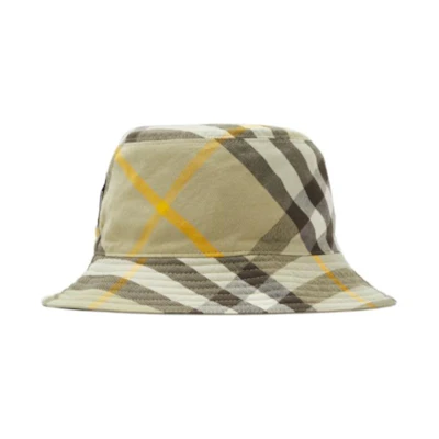 Burberry Reversible Polyester Cotton Bucket Hat for Men - Multi-color. 80825731