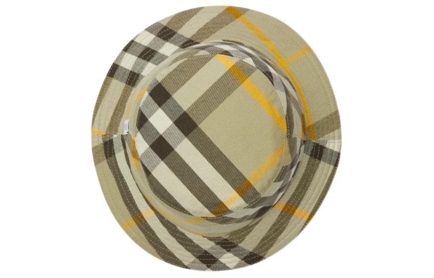 Shop Burberry Reversible Polyester Cotton Bucket Hat for Men - Multi-color. 80825731