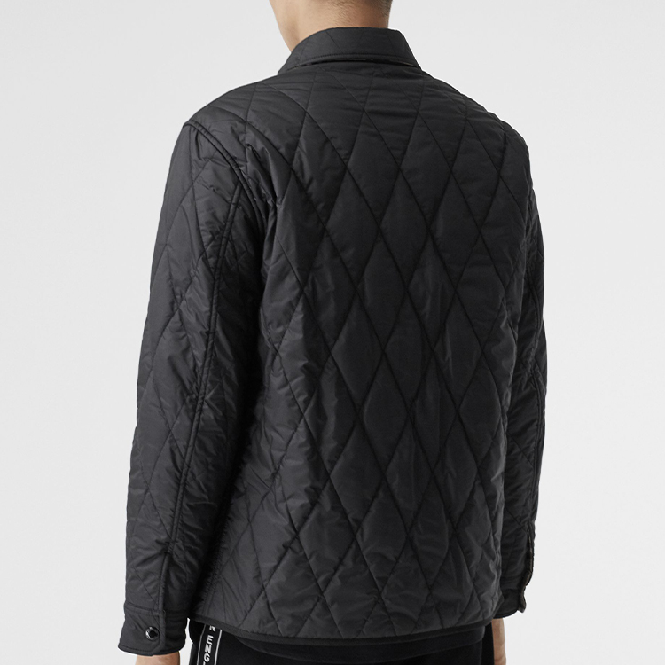 Burberry Reversible Quilted Plaid Cotton Jacket Winter Brown 80296491 圖 9