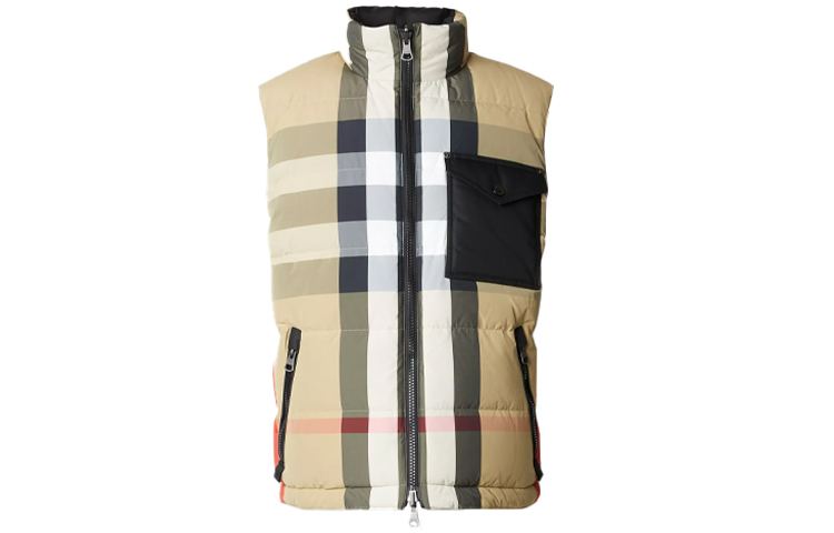 Burberry Reversible Sleeveless Down Vest - Archive Beige 80329971