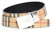 Buy Burberry Reversible Vintage Check Canvas Belt for Men Beige 3.5cm 80198171