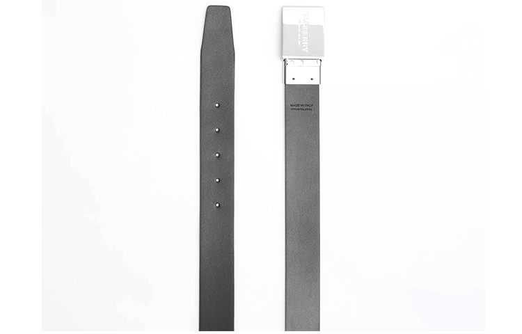 Sizing 博柏利男士可翻转经典格纹帆布腰带 米色 3.5厘米 80198171