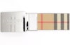 Cheap Burberry Reversible Vintage Check Canvas Belt for Men Beige 3.5cm 80198171
