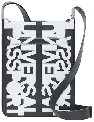 Burberry Riccardo Tisci Edisi Slogan Beg Messenger Hitam Buy Burberry Riccardo Tisci Edisi Slogan Beg Messenger Hitam