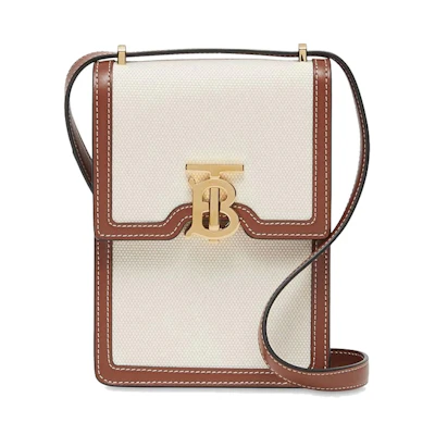 Burberry Robin Mini Bag White/Tan