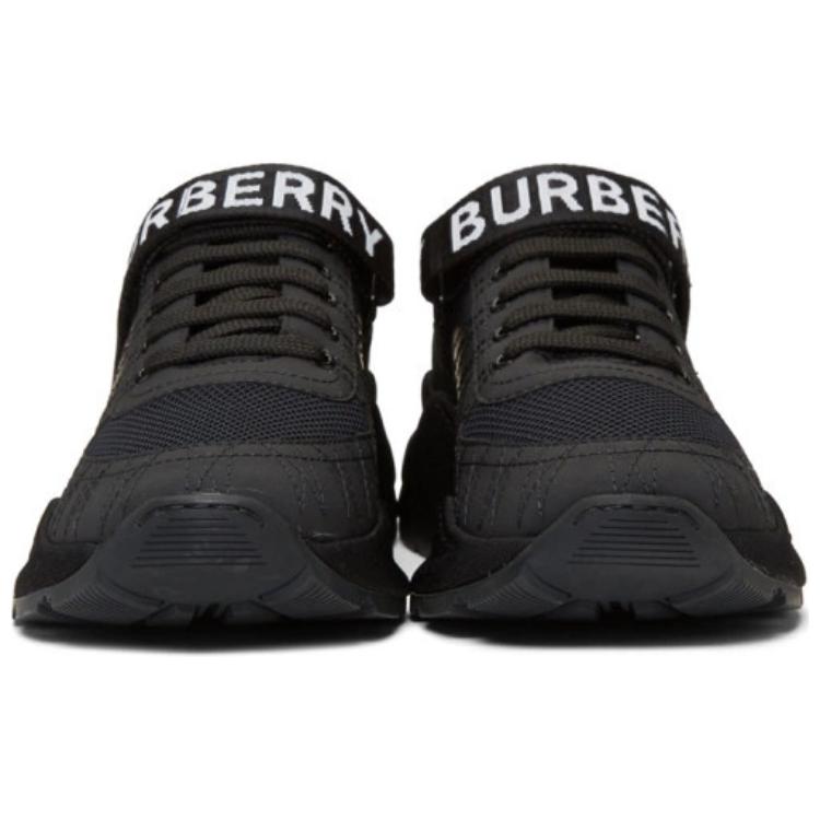 Burberry Ronnie Lace Up Black White Logo 圖 5
