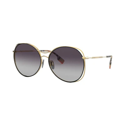 Burberry Round Gradient Sunglasses in Gray 0BE310510178G60
