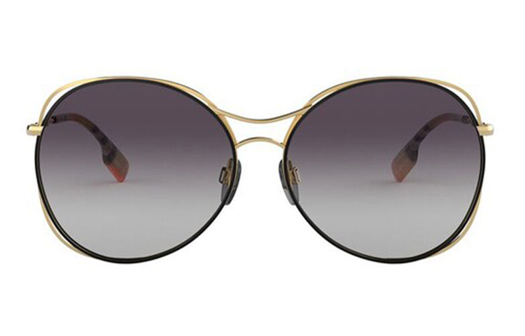 Burberry Round Gradient Sunglasses in Gray 0BE310510178G60 圖 3