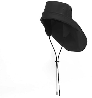 Burberry Rubber Coated Cotton Bucket Hat with Topstitch Detailing Black. 80404131 Lookbook Burberry Rubber Coated Cotton Bucket Hat with Topstitch Detailing Black. 80404131
