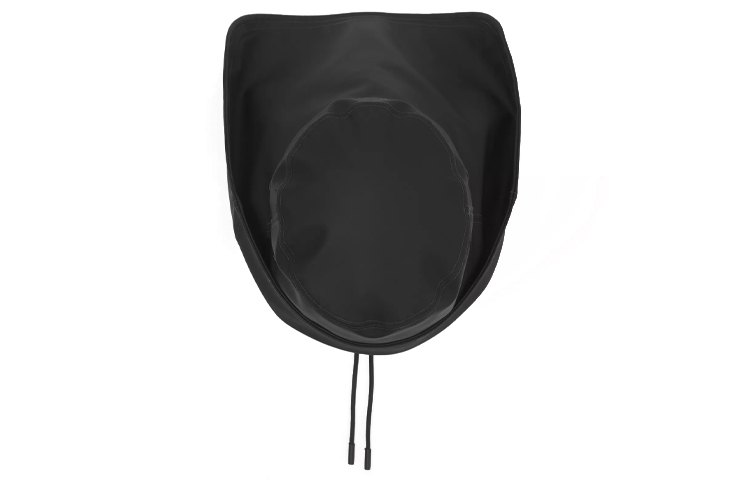 Purchase Burberry Rubber Coated Cotton Bucket Hat with Topstitch Detailing Black. 80404131
