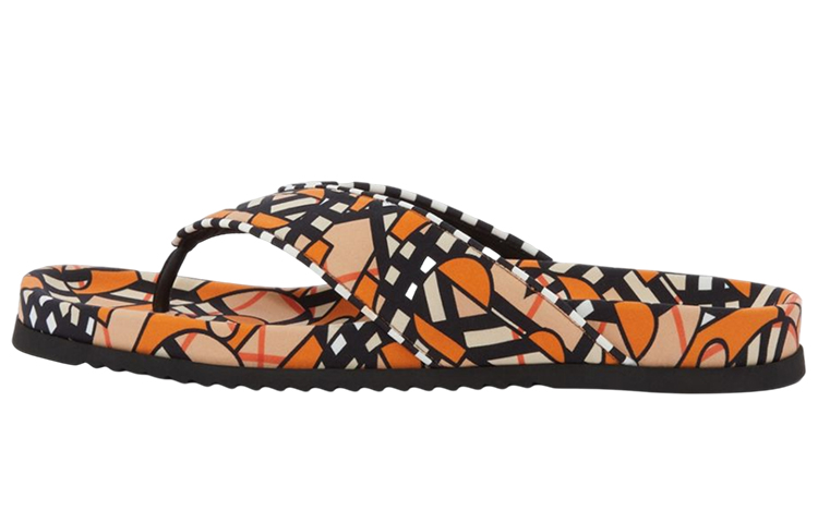 Buy Burberry Rubber Slide 'White Print' 80566571