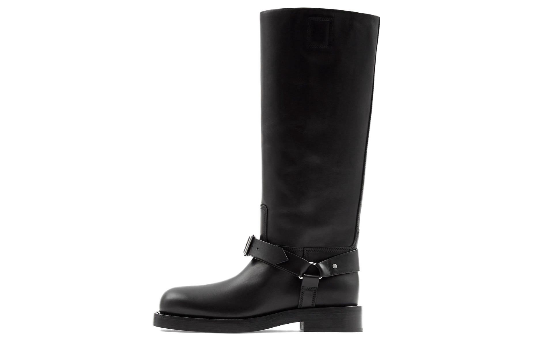 Buy Burberry Saddle Tinggi 'Kulit Hitam' 80743661